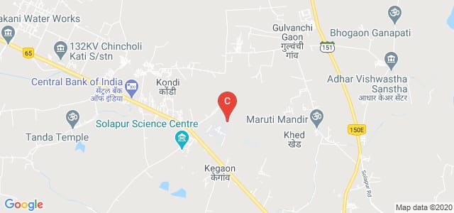 N. B. Navale Sinhgad College of Engineering, Solapur - Pune Highway, Kegaon, Solapur, Maharashtra, India