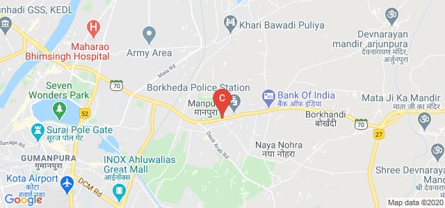 Borkhera, Baran Rd, Akash Nagar 2, Pratap Nagar, Kota, Rajasthan 324001, India