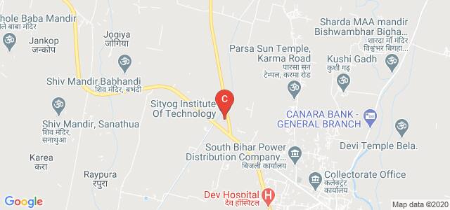 Sityog Institute Of Technology, Aurangabad, Bihar, India