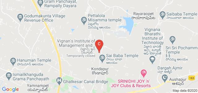 Vignan's Institute of Management and Technology for Women, Kondapur, Telangana, India