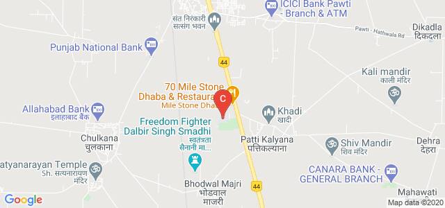 P.I.E.T - Panipat Institute of Engineering & Technology, Grand Trunk Road, Samalkha, Haryana, India