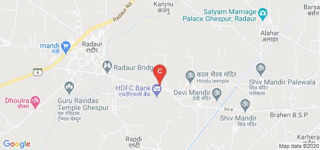 Global Research Institute of Management and Technology, VPO, Radaur, Yamuna Nagar, Haryana, India