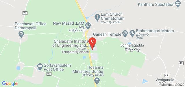 Chalapathi Institute of Engineering and Technology, Nagar, Guntur, Andhra Pradesh, India