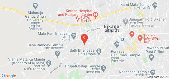 Binani Girls College, Karmisar Road, Outside Nathusar Gate, Nehru Nagar, Bikaner, Rajasthan, India
