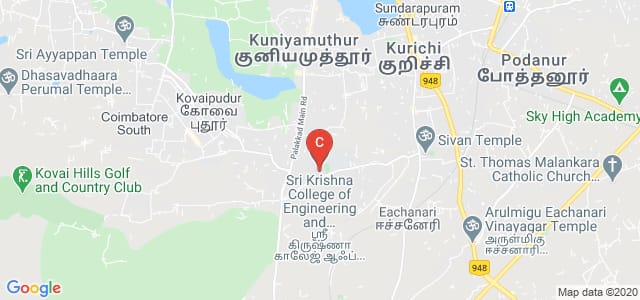Sri Krishna College of Engineering and Technology, Sugunapuram East, BK Pudur, Kuniamuthur, Coimbatore, Tamil Nadu, India