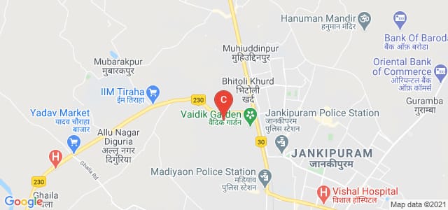 Maharishi University of Information Technology., IIM Road, Near Maharishi Vidya Mandir, Diguria, Aziz Nagar, Lucknow, Uttar Pradesh, India