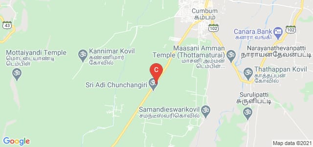 Sri Adi Chunchanagiri Women's College, National Highway 183, Cumbum, Tamil Nadu, India