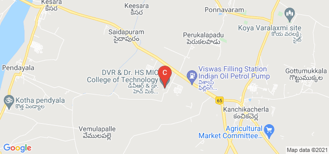 DVR & Dr. HS MIC College of Technology, Vijayawada - Hyderabad Highway, Kanchikacherla, Andhra Pradesh, India