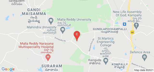 Malla Reddy College of Pharmacy, Maisammaguda, Dullapally, Hyderabad, Telangana, India