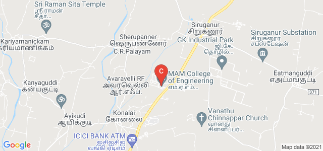 M. A. M. College of Engineering, Trichy, Tiruchirappalli, Tamil Nadu, India