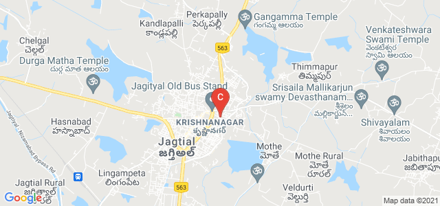 SRI VIDYANIKETHAN DEGREE COLLEGE, Jambigadde Rd, Krishnanagar, Jagtial, Telangana, India