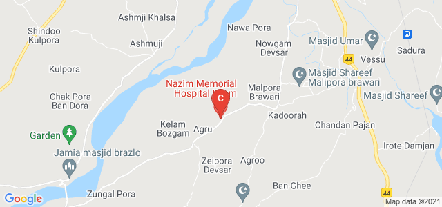 Nazim Memorial Hospital Kilam, Kelam Road, Kadoorah, Kulgam