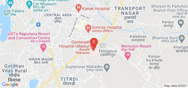 Geetanjali Medical College and Hospital, Manva Kheda, Udaipur, Rajasthan, India
