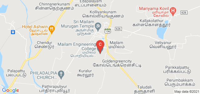 Mailam Engineering College, Mailam, Villupuram, Tamil Nadu, India