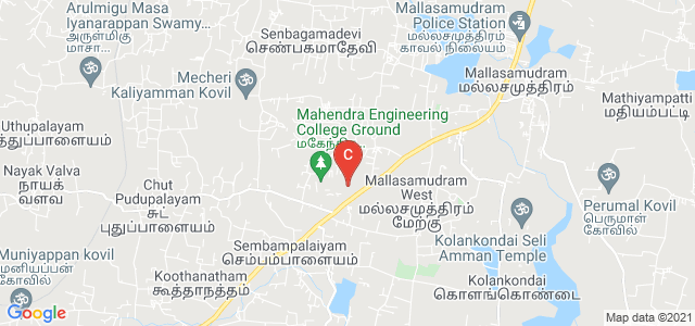 Mahendra Institute of Engineering and Technology, Tiruchengode - Salem Main Road, Mallasamudram West, Tamil Nadu, India