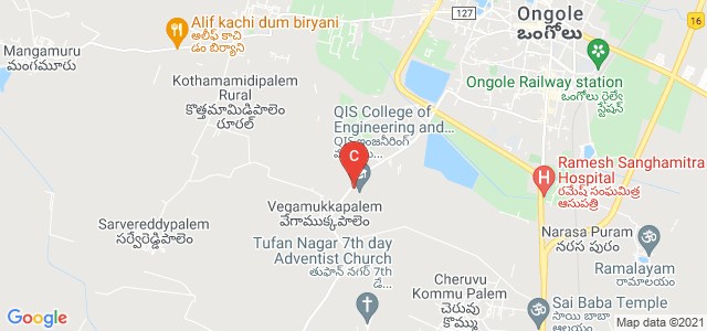 QIS College of Pharmacy, Ongole, Vegamukkapalem, Andhra Pradesh, India