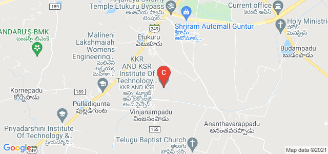 KKR AND KSR Institute Of Technology And Sciences, Guntur, Andhra Pradesh, India