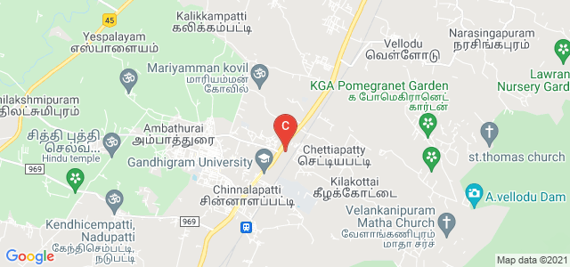 The Gandhigram Rural Institute-Deemed University, Chinnalapatti, Tamil Nadu, India