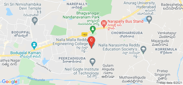 Nalla Malla Reddy Engineering College, Hyderabad - Warangal Hwy, Divya Nagar, Medchal, Hyderabad, Telangana, India