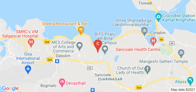 BITS Pilani K K Birla Goa Campus, Pilani, Sancoale, Goa, India