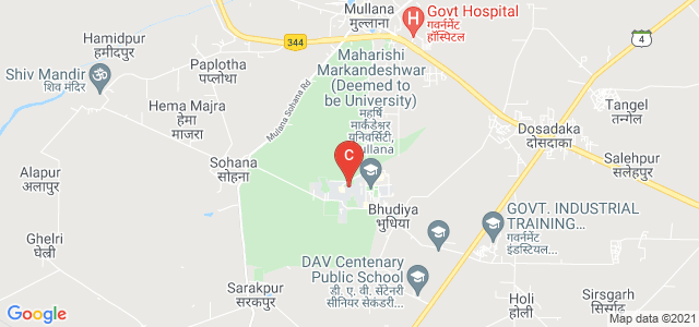 Maharishi Markandeshwar Institute Of Medical Sciences & Research, Ambala, Haryana, India