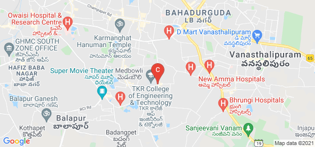 Teegala Krishna Reddy College of Pharmacy, RN Reddy Colony, Hyderabad, Telangana, India