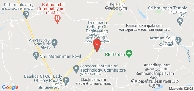 Tamilnadu College Of Engineering, Coimbatore, Tamil Nadu, India