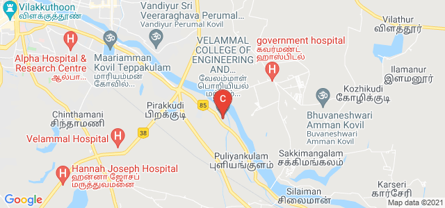 VELAMMAL COLLEGE OF ENGINEERING AND TECHNOLOGY, Rameshwaram High Road, Viraganoor, Madurai, Tamil Nadu, India