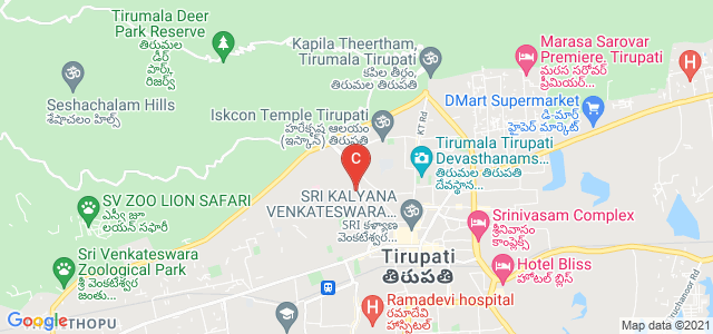 Sri Venkateswara Institute of Medical Sciences (SVIMS), Alipiri Road, Sri Padmavati Mahila Visvavidyalayam, Tirupati, Andhra Pradesh, India