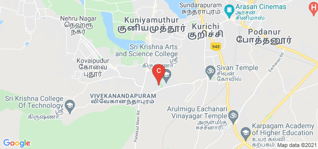 Sri Krishna College of Engineering and Technology, Sugunapuram East, BK Pudur, Kuniamuthur, Coimbatore, Tamil Nadu, India