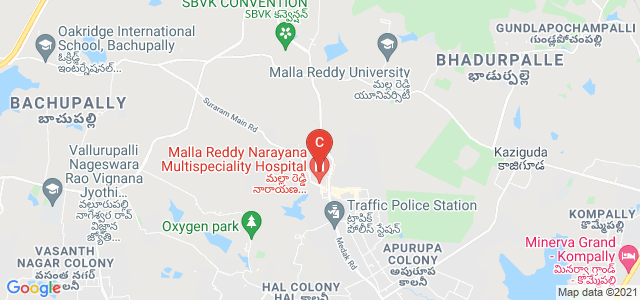 Mallareddy Medical College For Women, X Road, Venkatarama Colony, Quthbullapur, Hyderabad, Telangana, India