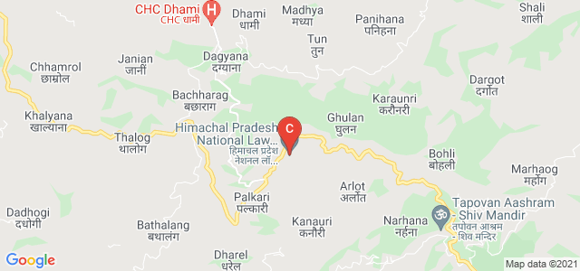 Himachal Pradesh National Law University , Shimla, Ghandal, Himachal Pradesh, India