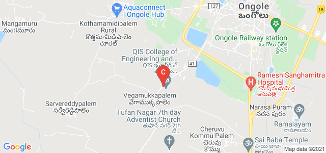 QIS College of Engineering and Technology, Vegamukkapalem, Andhra Pradesh, India