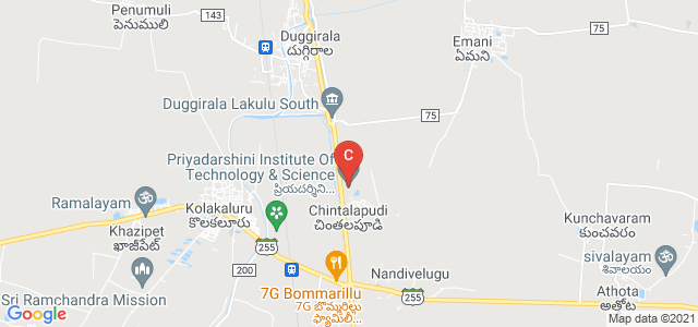 Priyadarshini Institute of Technology & Science for Women’s, Chintalapudi, Andhra Pradesh, India