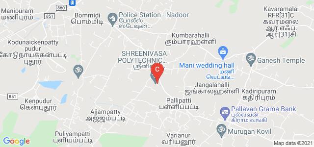 Shreenivasa Engineering College, Pappireddipatti (TK), Dharmapuri, Tamil Nadu, India