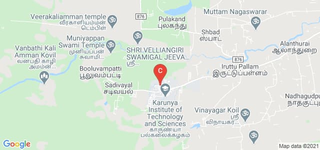 Karunya School OF Management, Karunya Institute of Science and Technoogy, Karunya Nagar, Tamil Nadu, India