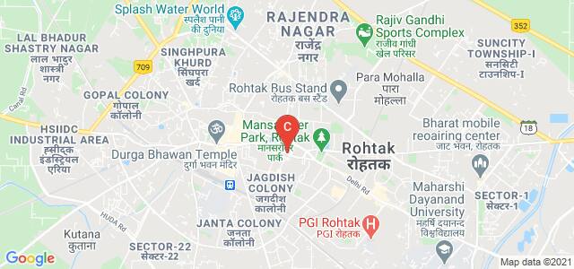 Government College for Women, Civil Road, near D.C Office, Company Bagh, Rohtak, Haryana, India