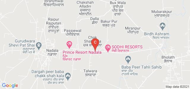 Bholath Nadala Road, Model Town, Talwara, Punjab, India