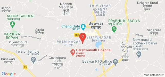 Shree Vardhman Girls College, Beawar, Nehru Gate Main Road, near Krishna Colony, Krishna Colony, Beawar, Rajasthan, India