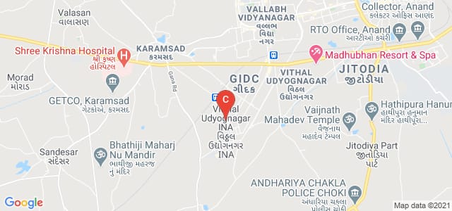 C. L. PATEL INSTITUTE OF STUDIES AND RESEARCH IN RENEWABLE ENERGY, New Vallabh Vidyanagar, GIDC, Anand, Gujarat, India