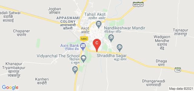 Shivaji Senior College Akot, Maharastra State Highway 194, Pawar Colony, Umiya Asara Colony, Akot, Maharashtra, India