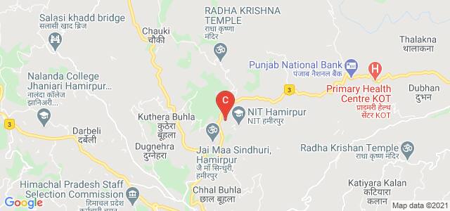 National Institute of Technology, Hamirpur, Hamirpur, Himachal Pradesh, India