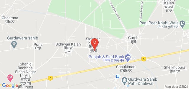 Khalsa College For Women, Sidhwan Khurd Link Road, Sidhwan Khurd, Ludhiana, Punjab, India
