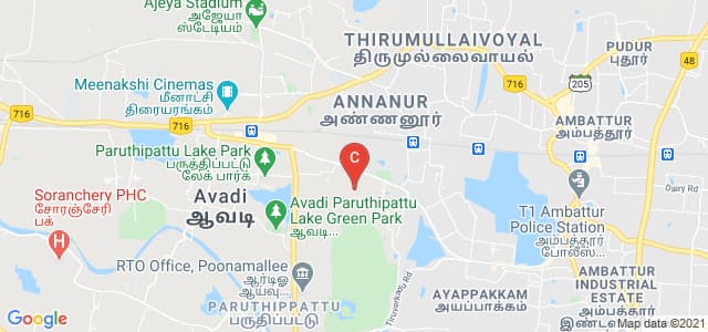 Chennai National Arts and Science College, Tonakela Camp Road, Near St. Peter's, University Campus, Avadi, Tamil Nadu, India