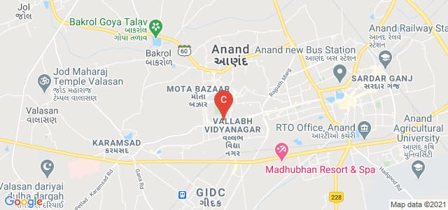 Institute of Science and Technology for Advanced Studies and Research, Mota Bazaar, Vallabh Vidyanagar, Anand, Gujarat, India
