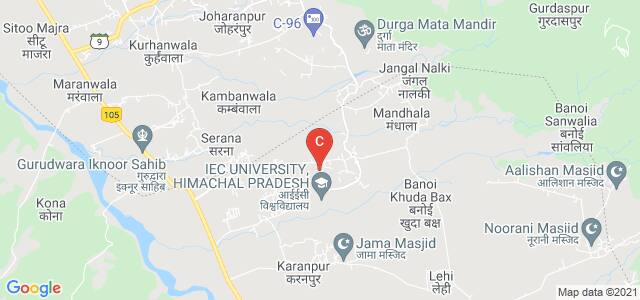 IEC UNIVERSITY, Pinjore, Solan, Himachal Pradesh, India