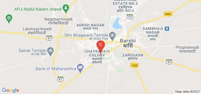 B. P. Sulakhe Commerce College, Barshi - Pune Highway, Chatrapati Colony, Barshi, Maharashtra, India