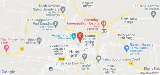 Government College Road, Jagdish Colony, Hansi, Haryana, India