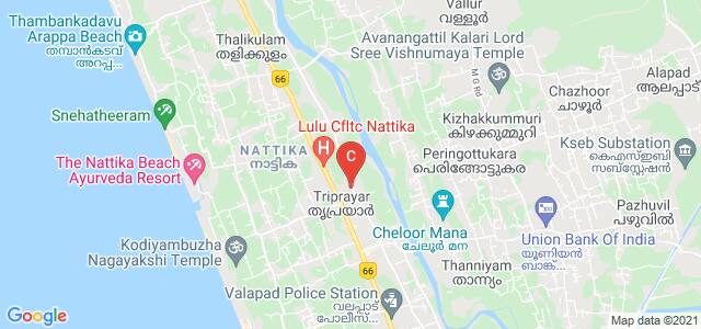Sree Narayana College, Nattika, Thriprayar, Kerala, India