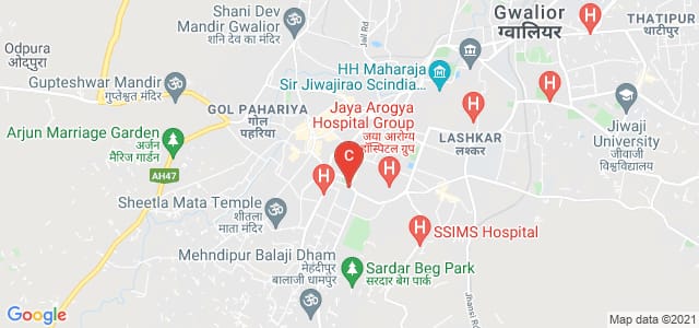 Kamla Raja Girls Government Post Graduate College, Cirar Colony, Jawahar Colony, Kampoo, Gwalior, Madhya Pradesh, India
